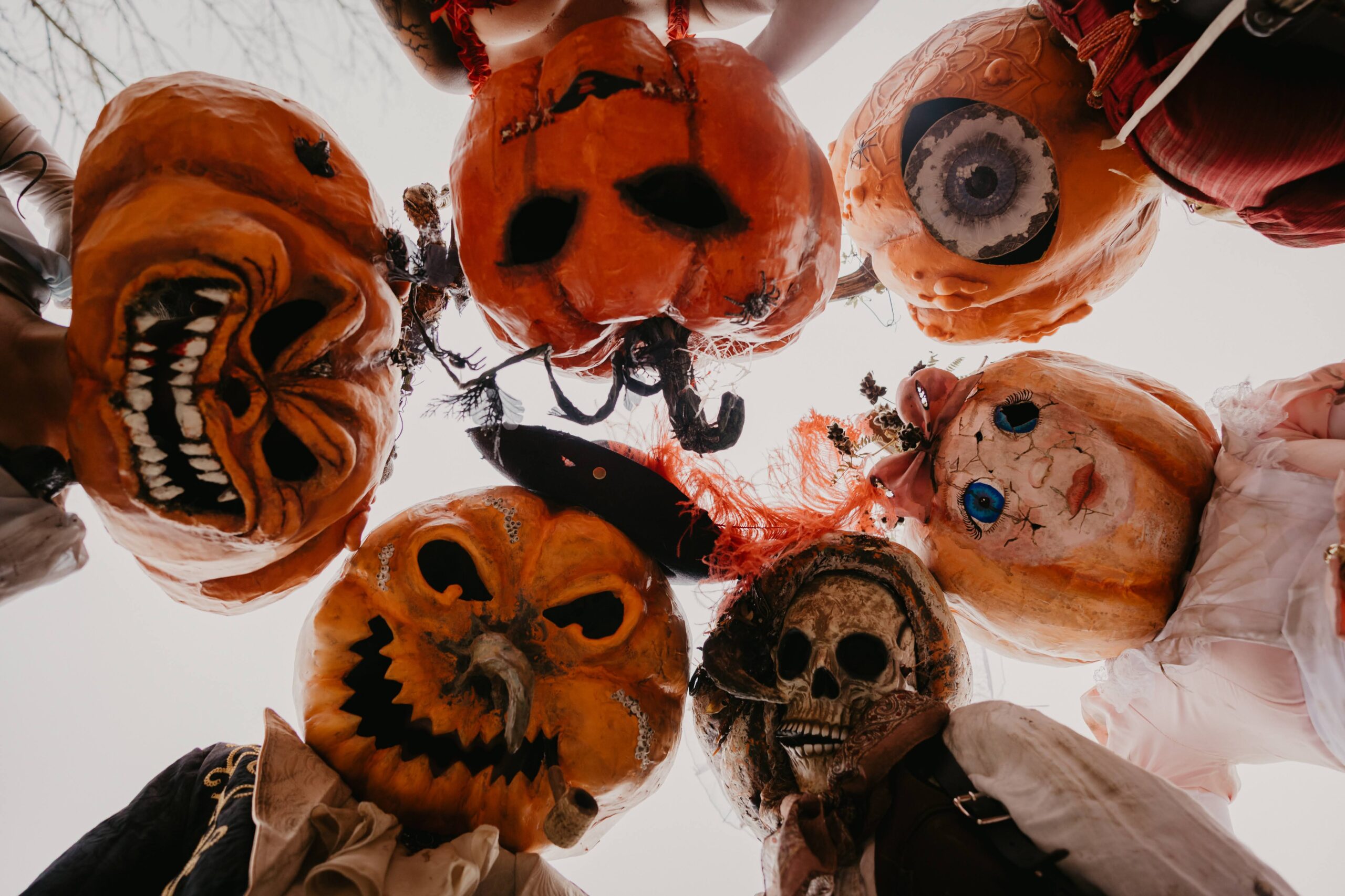 pumpkin head photoshoot in rural Saskatchewan